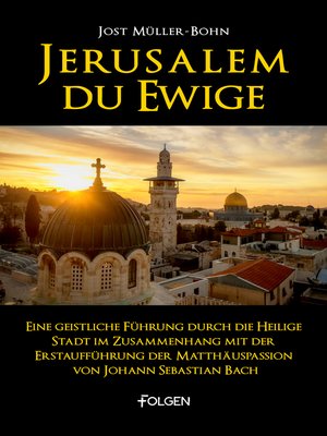 cover image of Jerusalem du Ewige
